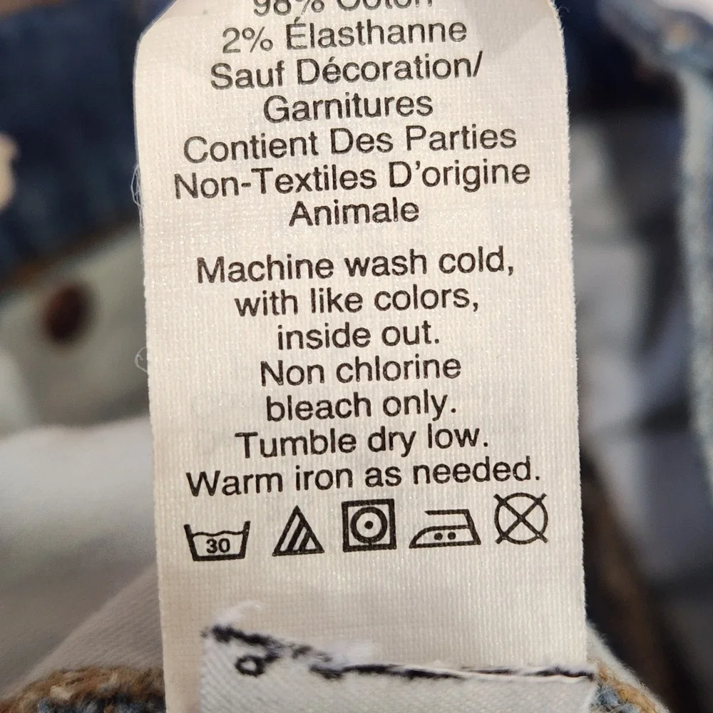 Madewell Wide Leg Crop Jeans High‎ Rise Women's Size 26 Blue Denim Stretch